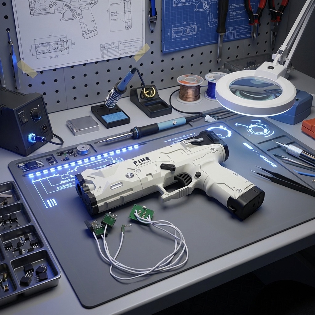 Retro Gaming Light Gun - Fire Phoenix Light Gun White Gun4ir