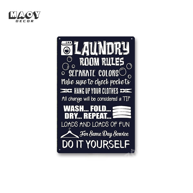 Slogan Metal Tin Sign Laundry  - đánh giá và giá Retro Gaming Pictures