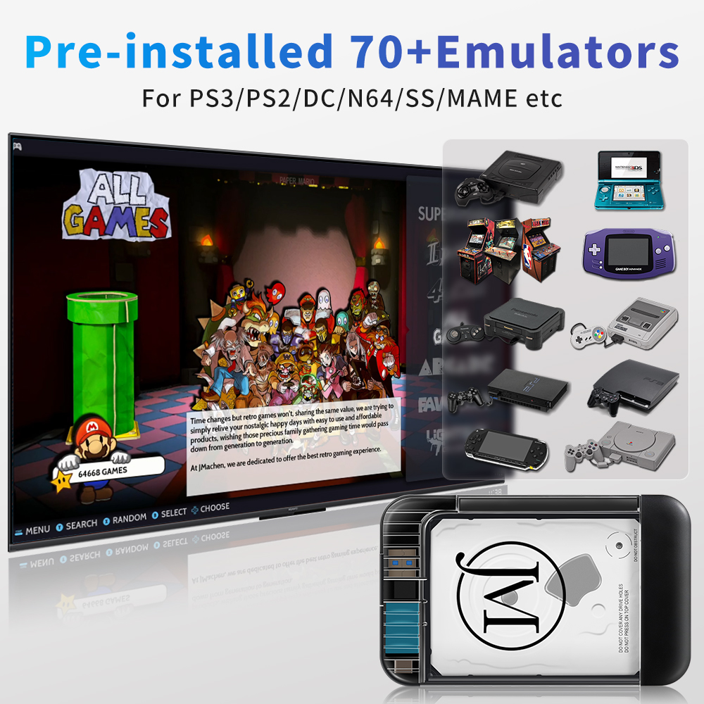 RETROBAT Portable 500G Gaming  - đánh giá và giá Retro Gaming Tablet