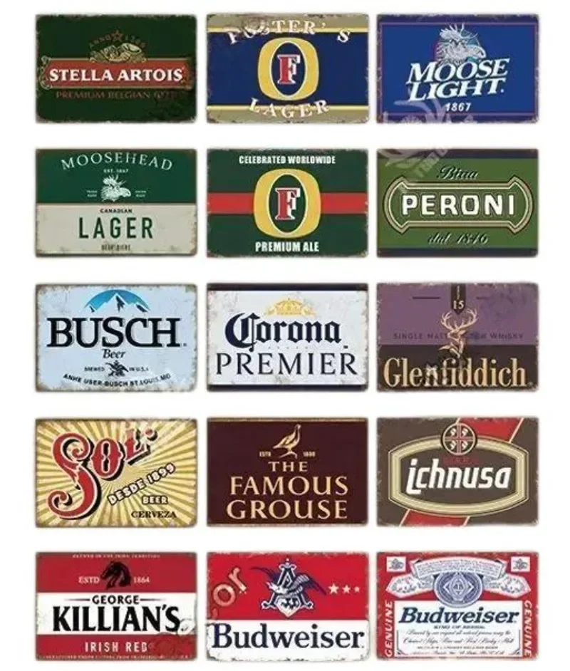Metal Tin Poster Beer Metal Si - đánh giá và giá Retro Gaming Pictures