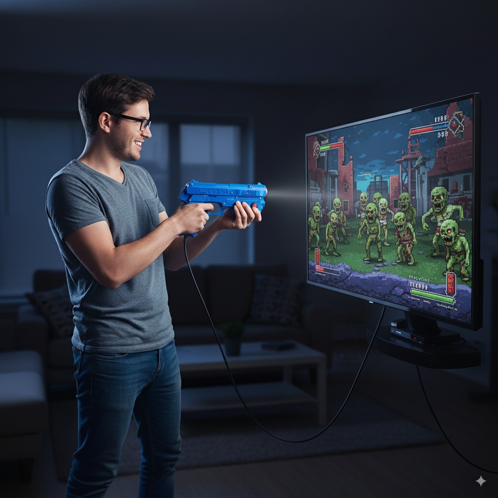 USB PC Light Gun with Infrared - đánh giá và giá Retro Gaming Light Gun