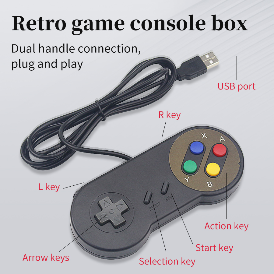 USB Gamepad Gaming Joystick Re - đánh giá và giá Retro Gaming Tablet
