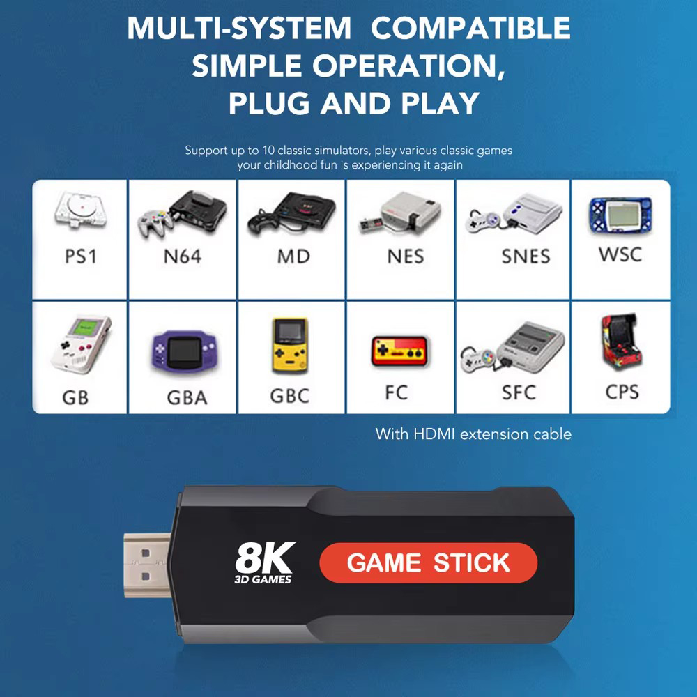 X2 Game Stick HD 4K 8K 3D Cons - đánh giá và giá Retro Gaming Tablet