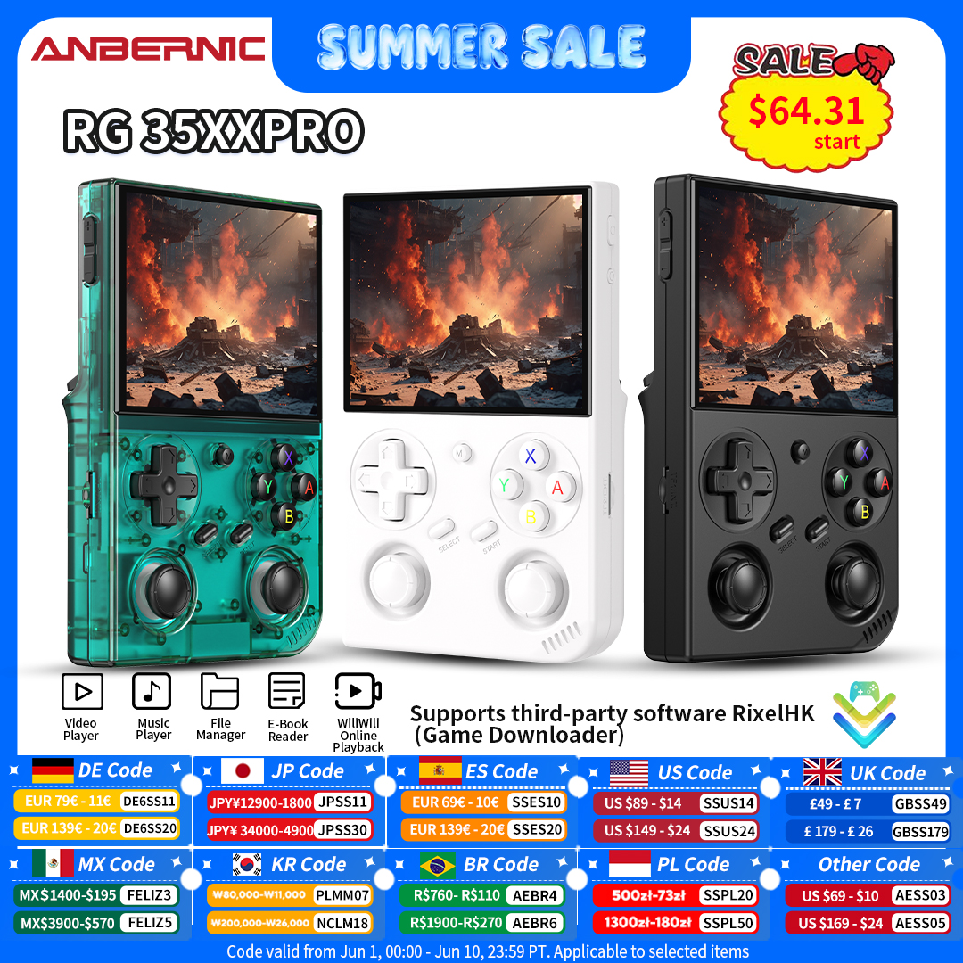 Anbernic RG 35XXPro Retro Hand - đánh giá và giá Retro Gaming Tablet