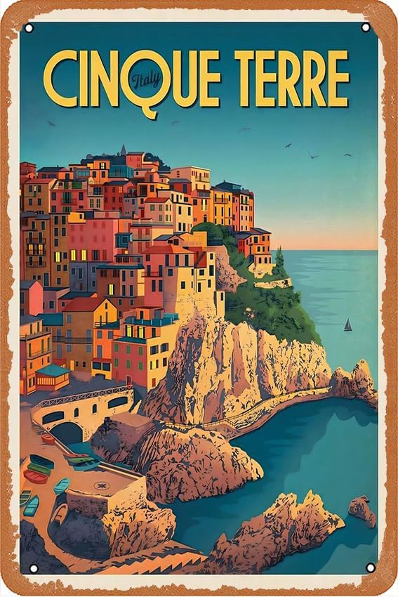 Travel to Cinque Terre Poster  - đánh giá và giá Retro Gaming Pictures